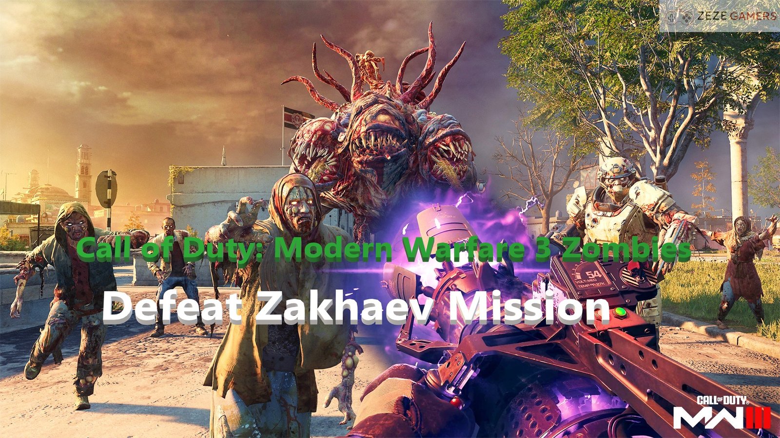 Defeat Zakhaev In MW3 Zombies